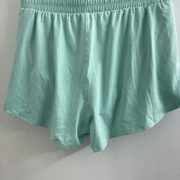 TALULAH Green Athletic Shorts with Elastic Waistband - Picture 6 of 9